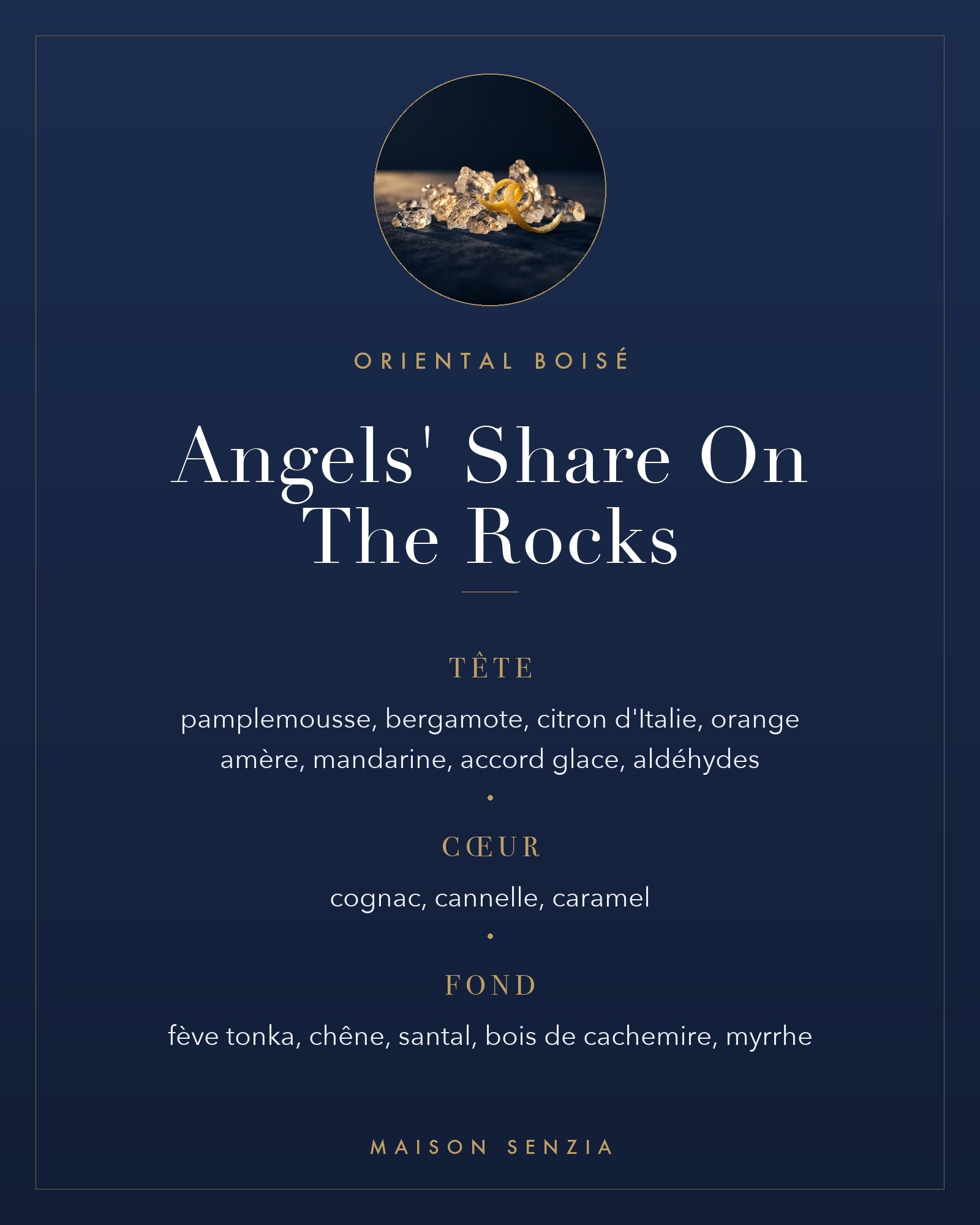 Angels' Share On The Rocks - pyramide olfactive