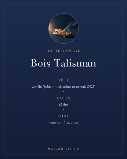 Bois Talisman - pyramide olfactive