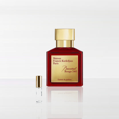 Baccarat Rouge 540 Extrait et son format decant