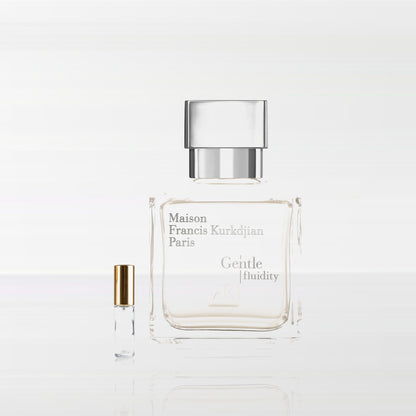 Gentle Fluidity Silver et son format decant