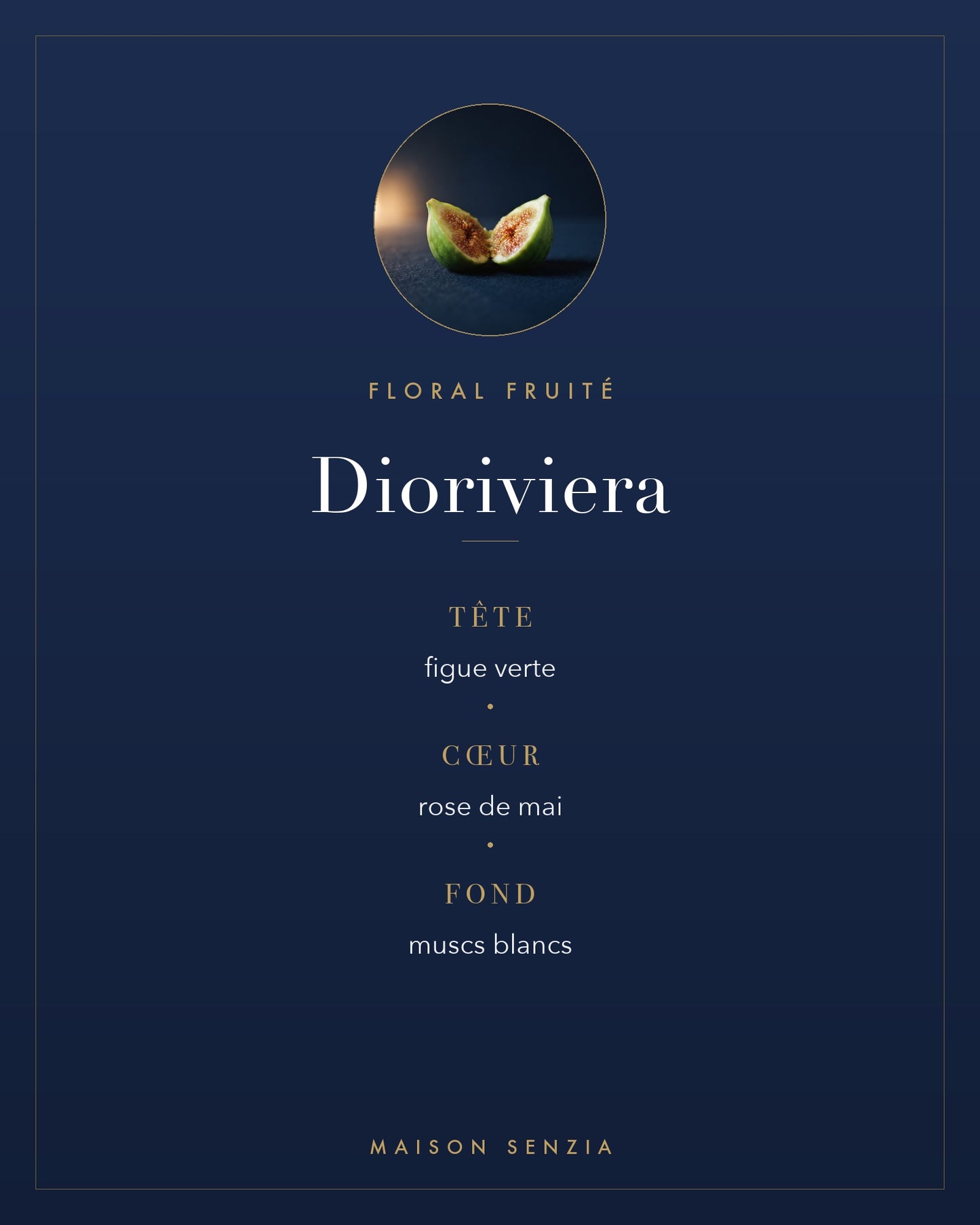 Dioriviera - pyramide olfactive