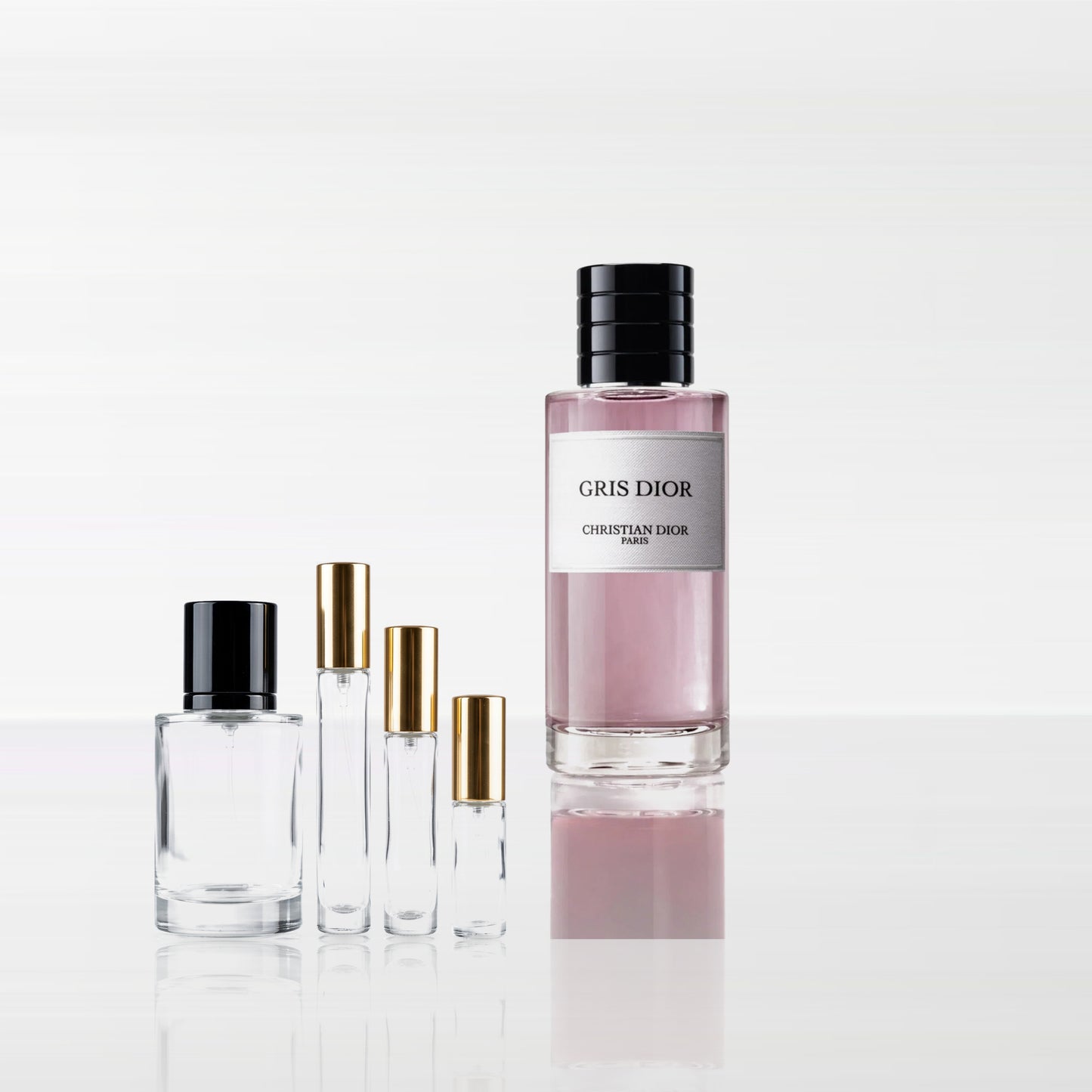 Gris Dior et ses formats decant