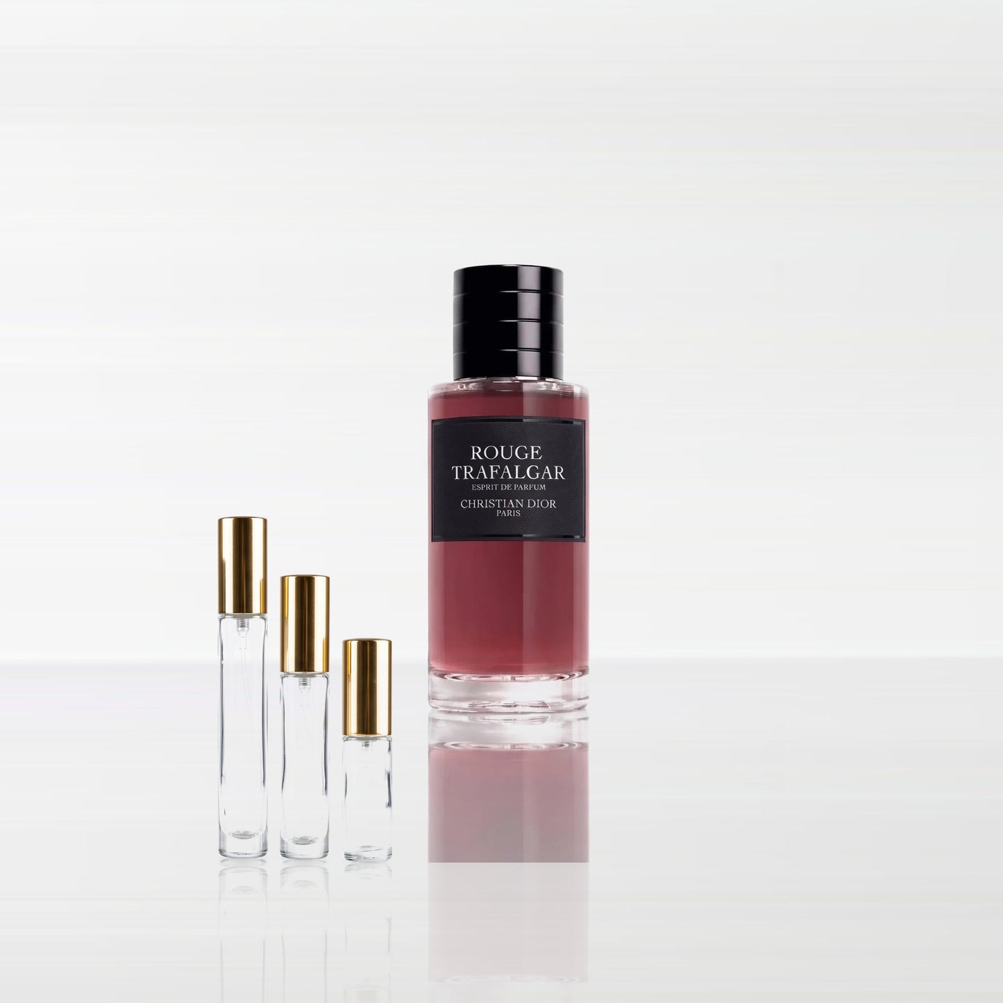Rouge Trafalgar et ses formats decant