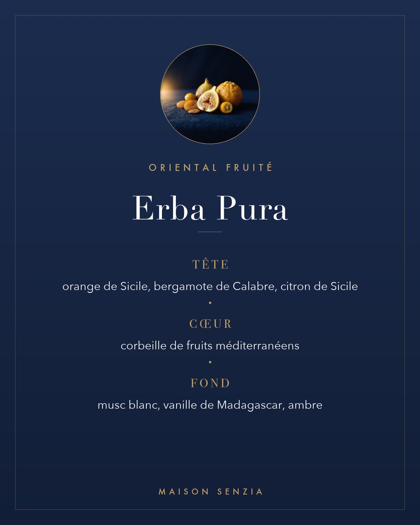 Erba Pura - pyramide olfactive