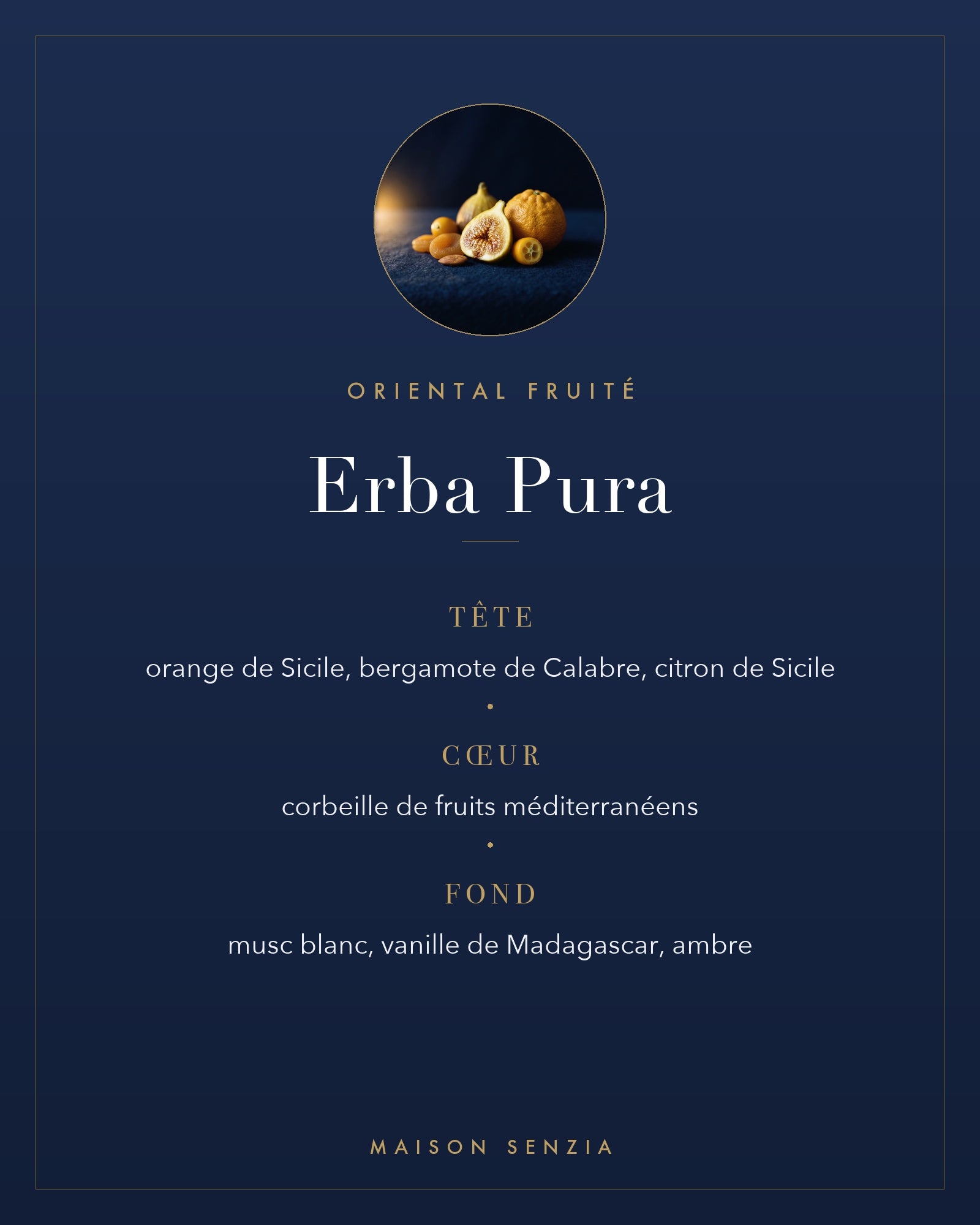 Erba Pura - pyramide olfactive
