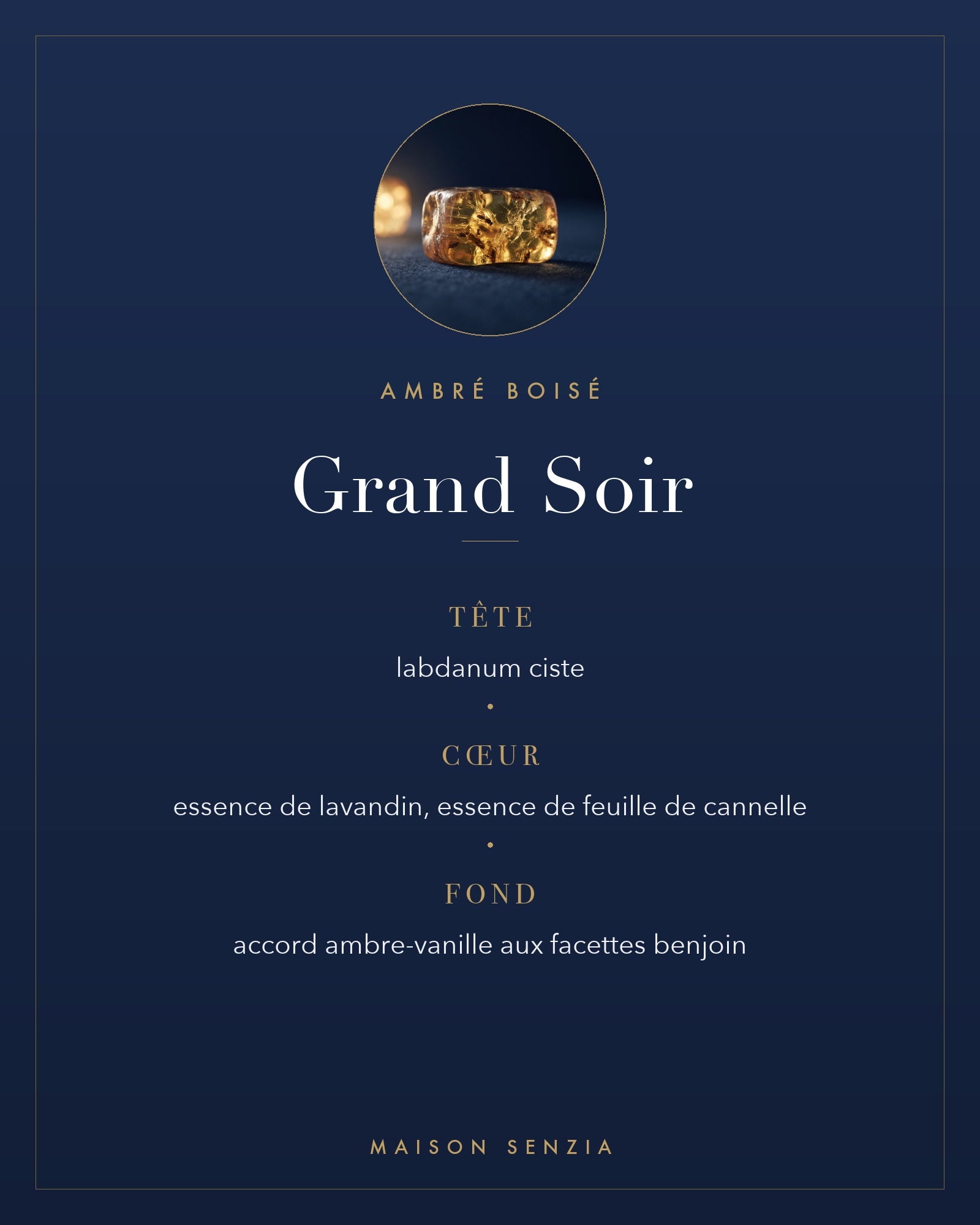 Grand Soir - pyramide olfactive