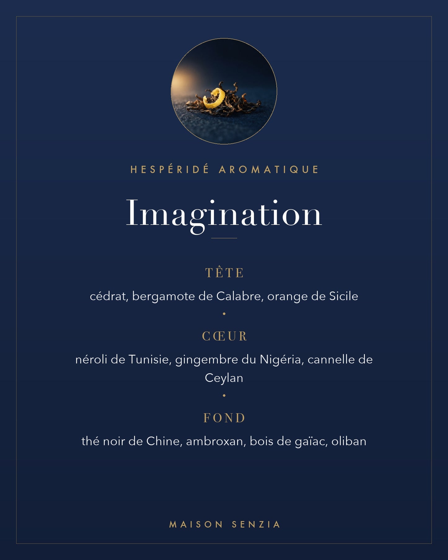 Imagination - pyramide olfactive