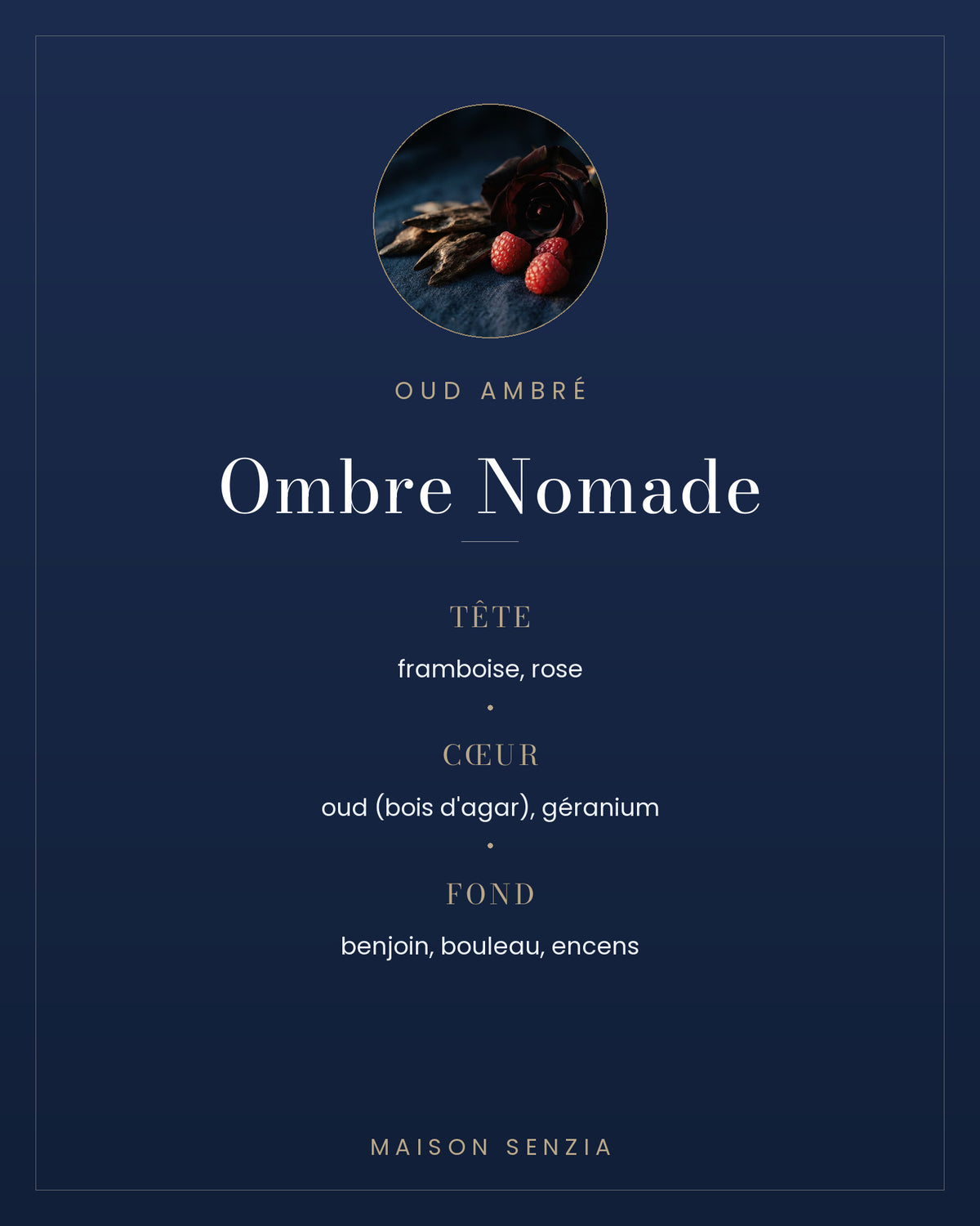 Ombre Nomade - pyramide olfactive