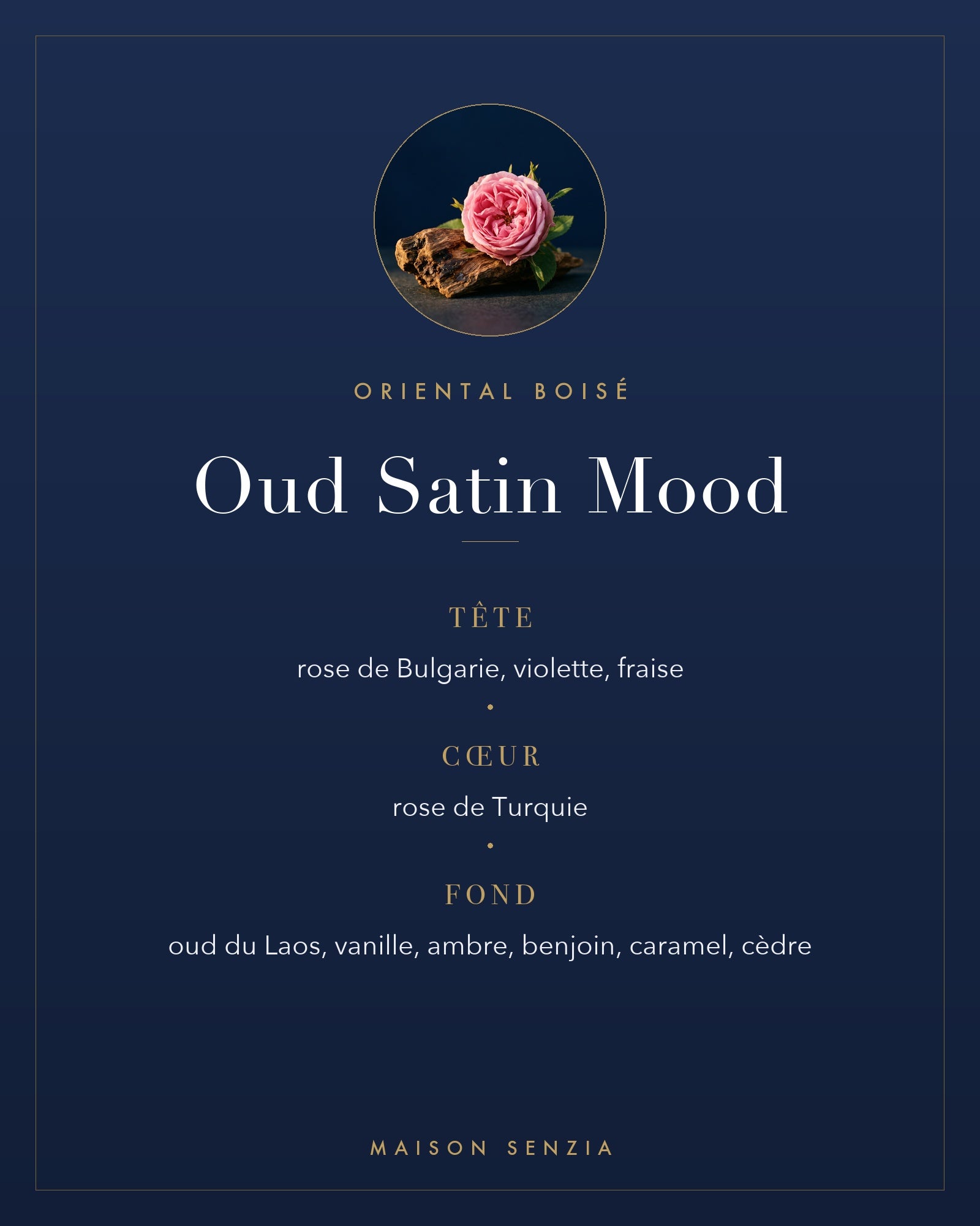 Oud Satin Mood - pyramide olfactive
