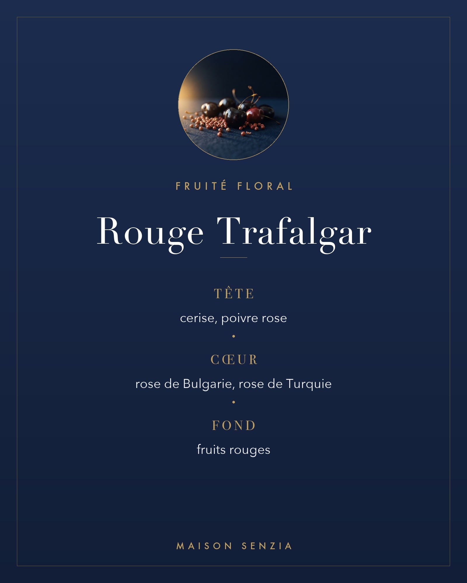 Rouge Trafalgar - pyramide olfactive